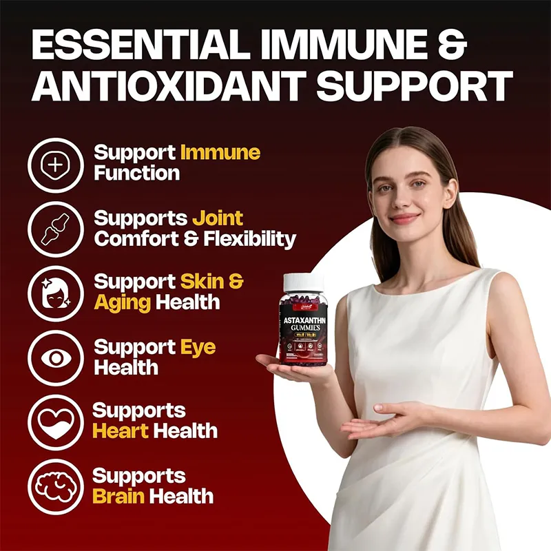OEM Astaxanthin Gummies Functions
