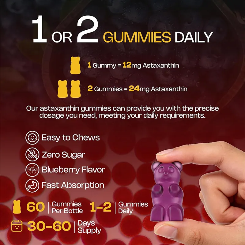 OEM Astaxanthin Gummies Use
