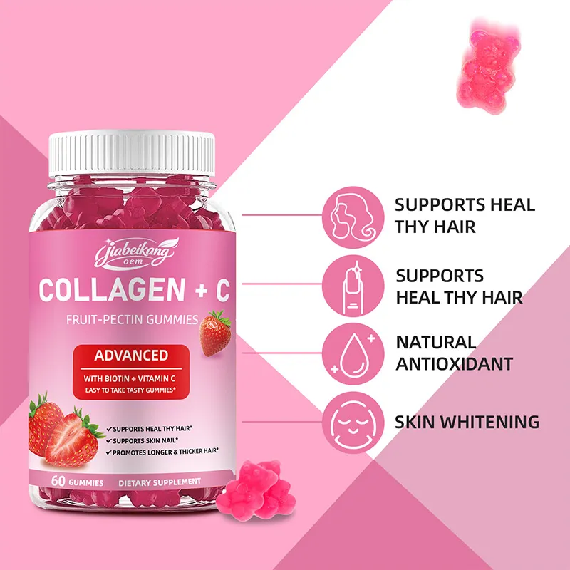 OEM Collagen Biotin Gummies Functions