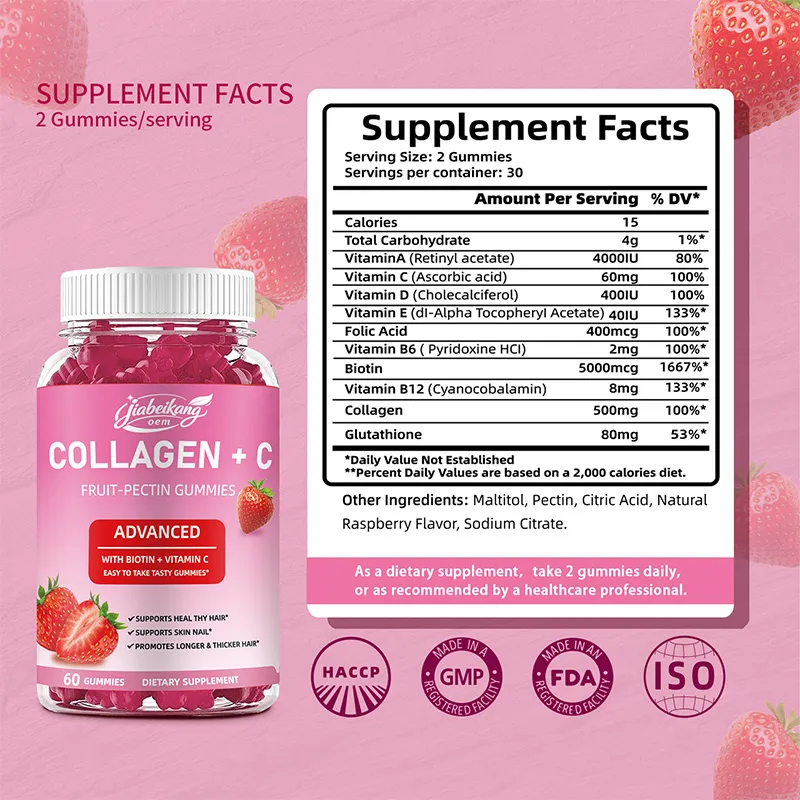 OEM Collagen Biotin Gummies