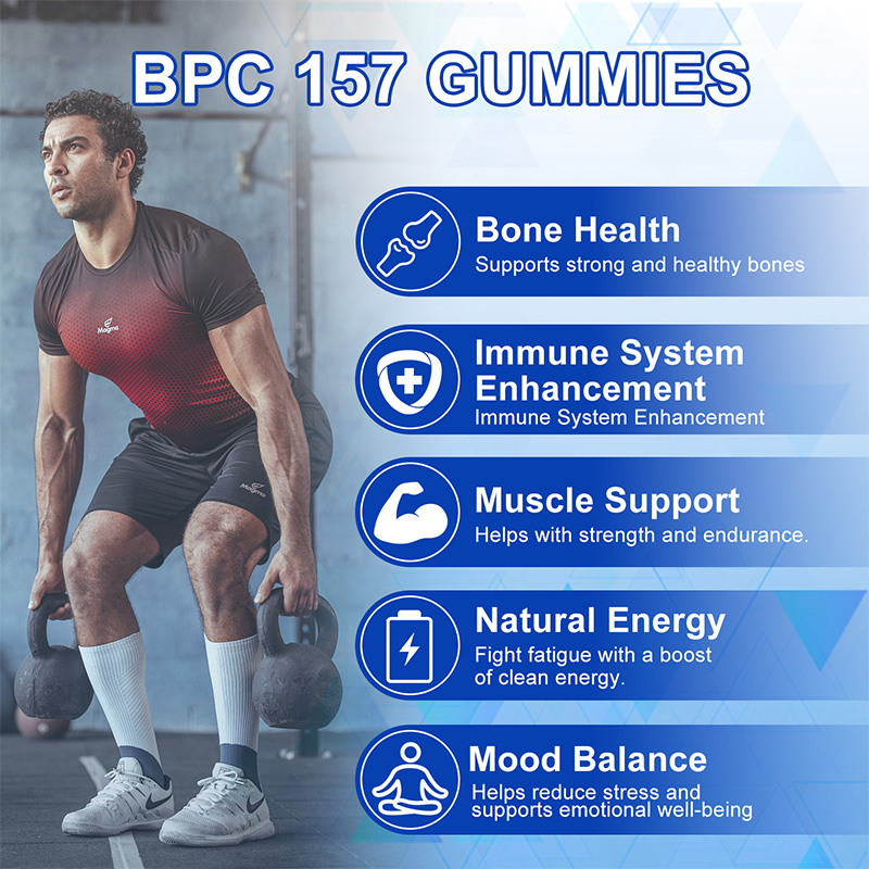 OEM Pre Workout BPC 157 Gummies Functions