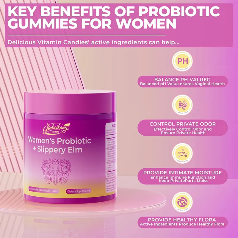 OEM Women Probiotic Gummies Functions